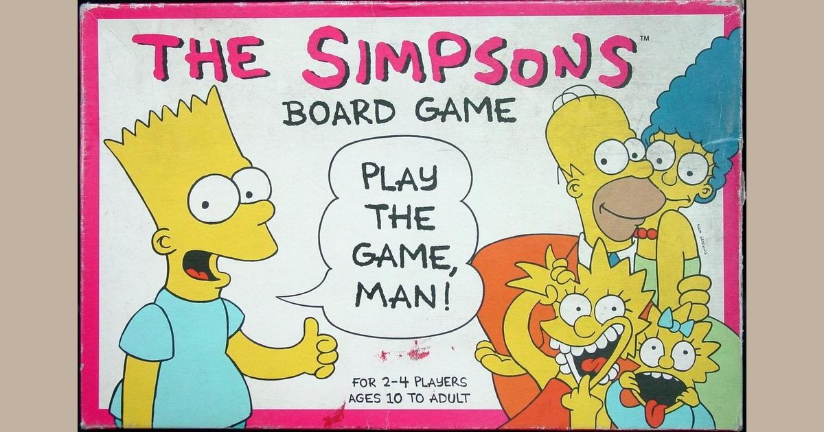 The Simpsons Board Game Board Game BoardGameGeek