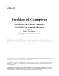RPG Item: URD4-02: Breakfast of Champions