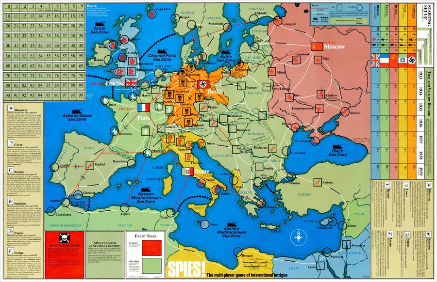 TSR (SPI) Spies Map