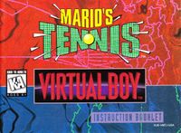 Video Game: Mario's Tennis