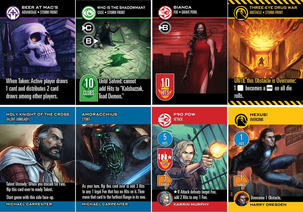 Illustration 2 de The Dresden Files Cooperative Card Game