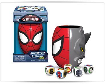 Ultimate Spider-Man: Face Off Dice Game – Spider-Man vs. Rhino box art