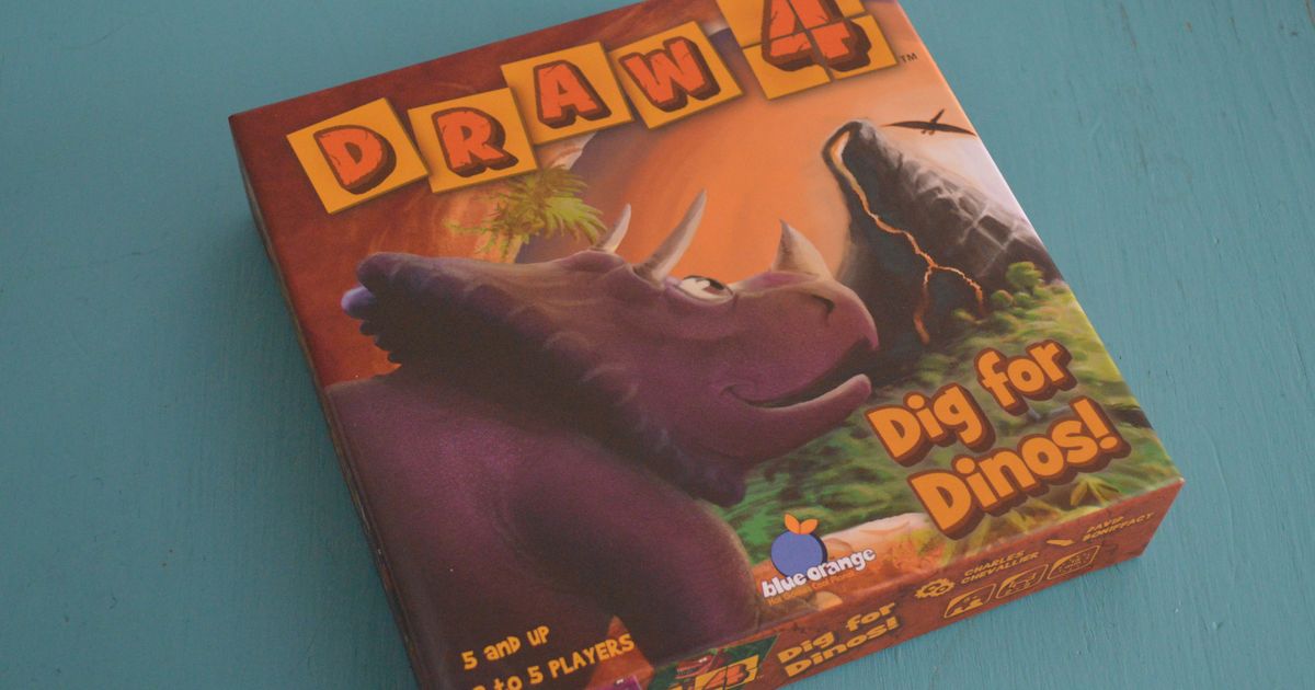 Continuum Games - Digging Dino Bones Board Game, Kids Aged 4 & Up