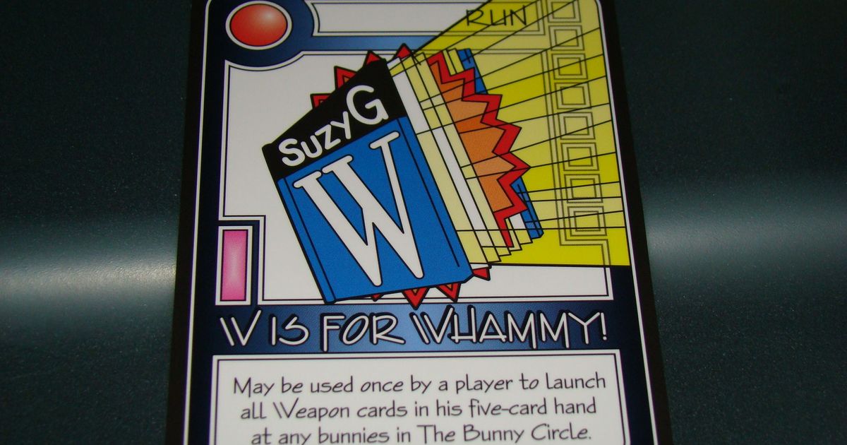 Killer Bunnies and the Quest for the Magic Carrot: W Is For Whammy