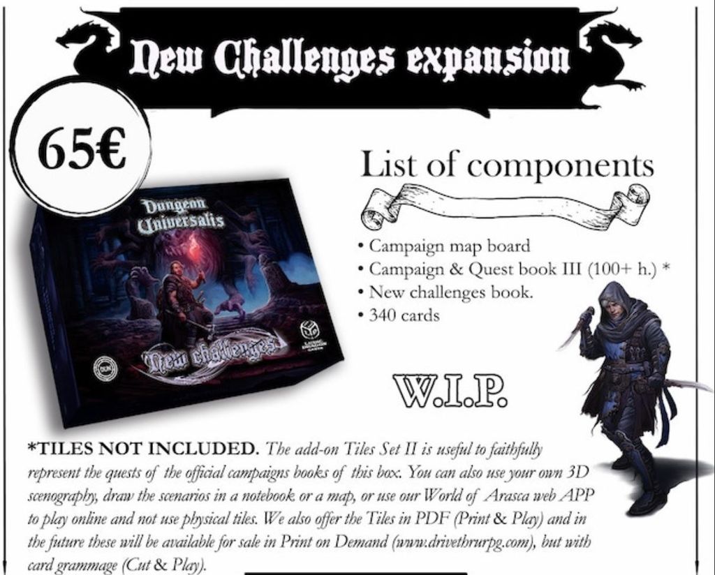 Illustration 2 de Dungeon Universalis New Challenges (expansion&reprint)
