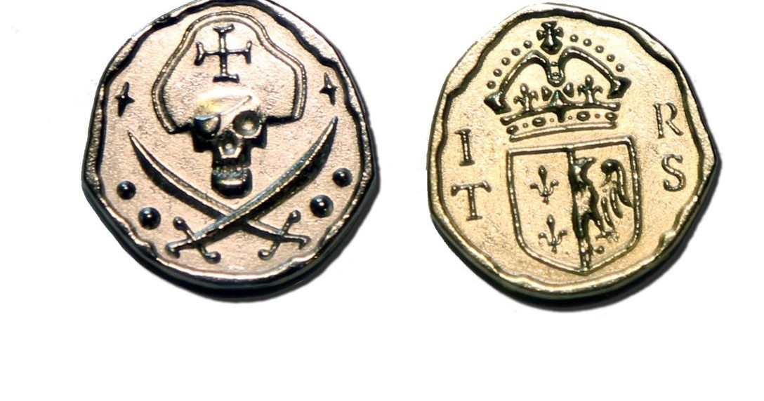 Rattle, Battle, Grab the Loot: Metal Coins | Board Game Accessory ...