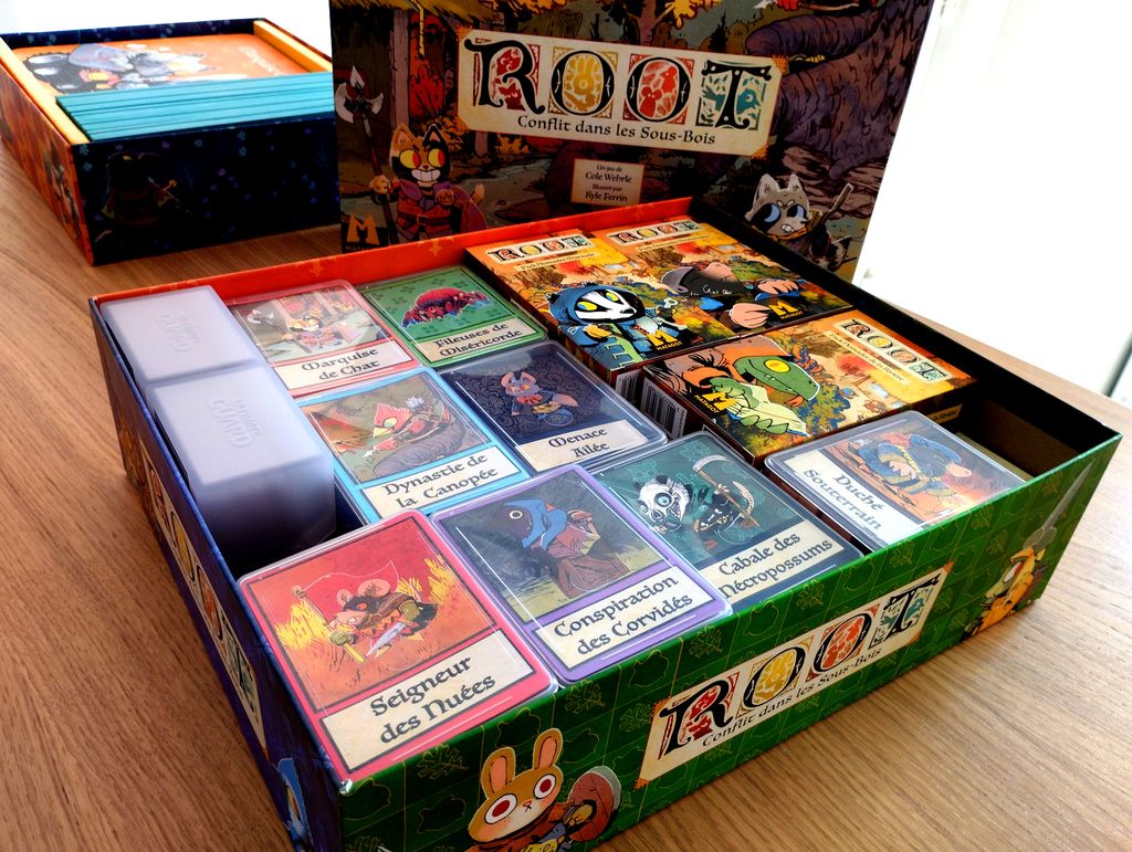 My ultimate Root edition - Main game + All official expansions + Some  custom factions, all in ONE box | BoardGameGeek