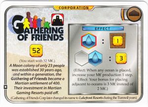 Terraforming Mars: Gathering of Friends Promo Card