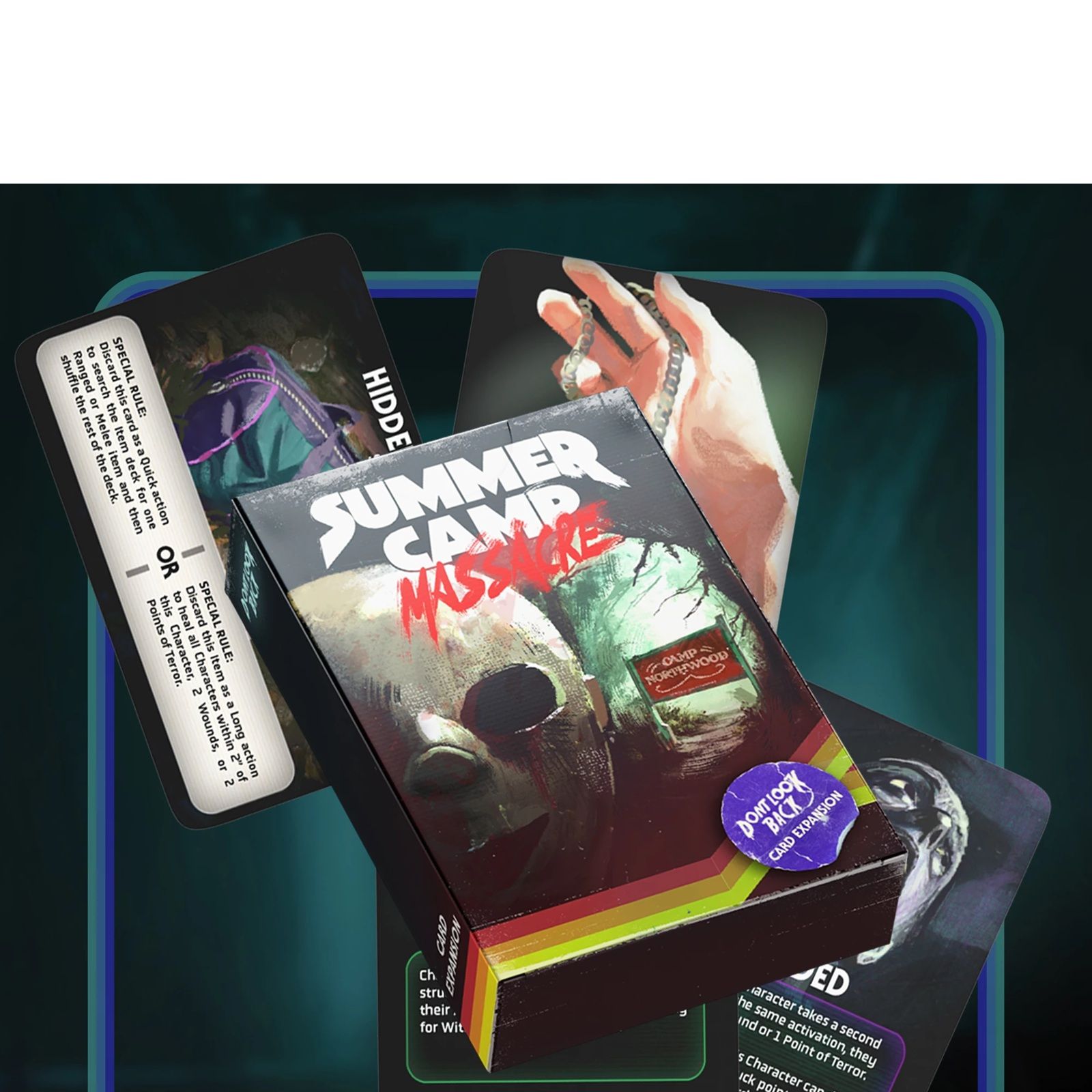 Don't Look Back: Summer Camp Slasher – Card Expansion cover