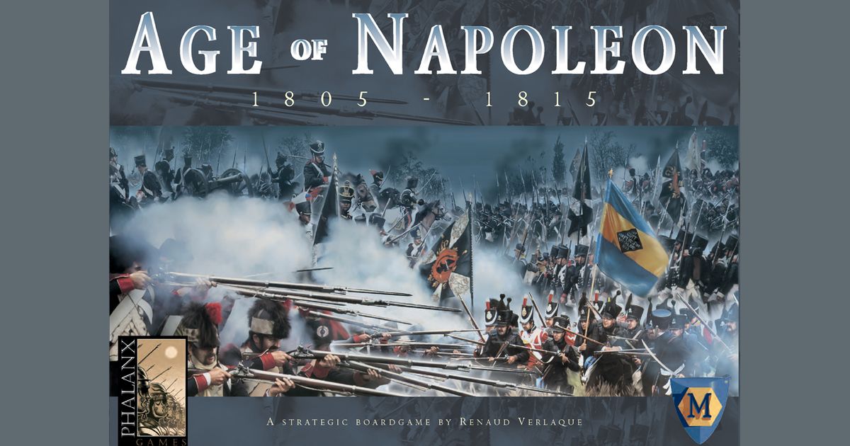 Age of Napoleon 1805-1815 Board game Mayfair Phalanx 2nd Edition War .NEW SEALED 