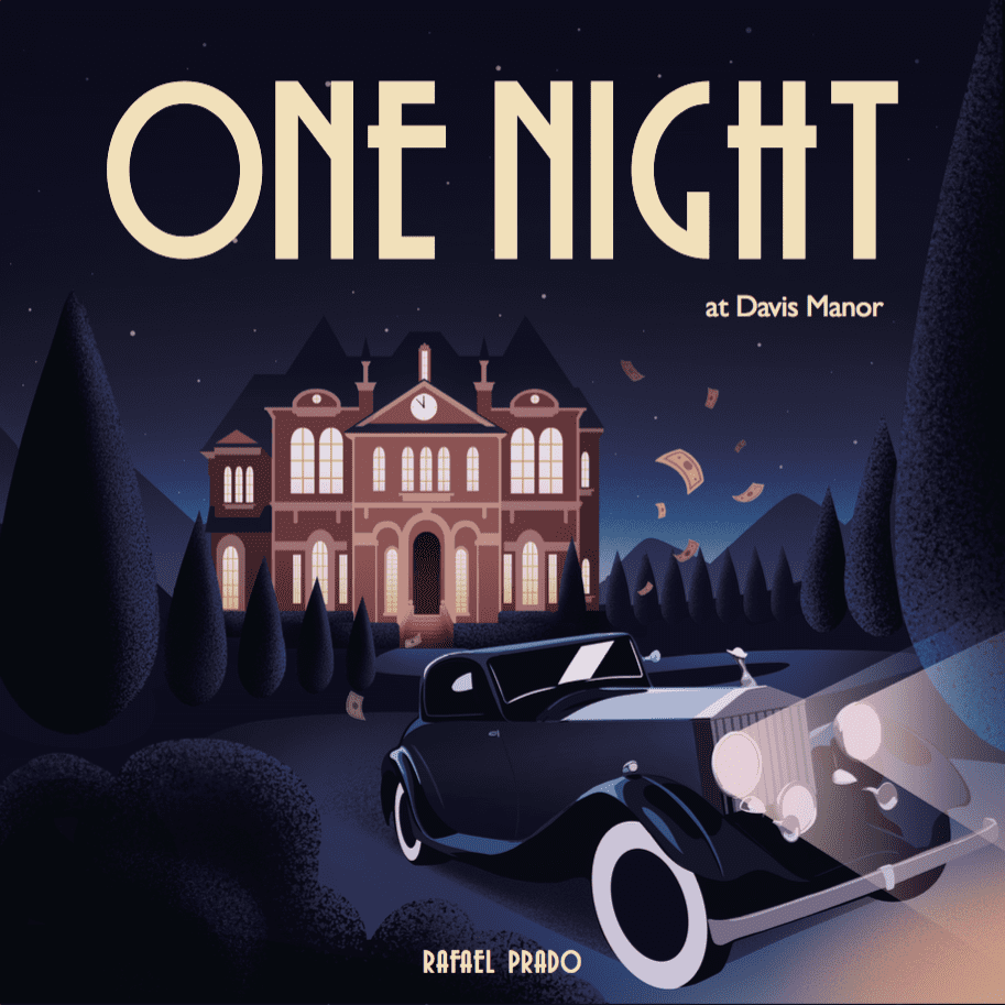 Cover art for Secret Night at Davis Manor