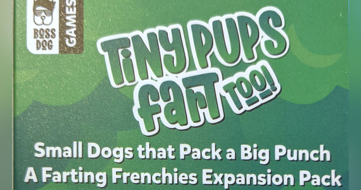 Farting Frenchies Tiny Pups Fart, Too! Board Game BoardGameGeek