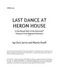 RPG Item: URD1-06: Last Dance at Heron House
