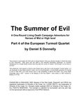 RPG Item: European Turmoil 4: The Summer of Evil
