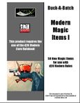 RPG Item: Buck-A-Batch: Modern Magic Items I