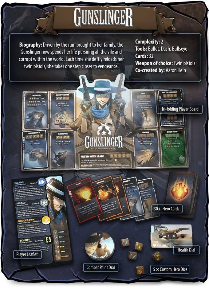 Character Strategy Series Gunslinger Dice Throne