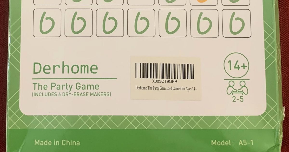 Derhome The Party Game Board Game BoardGameGeek