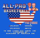 Video Game: All-Pro Basketball