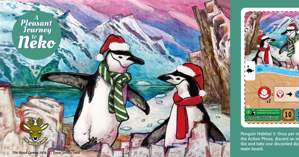 A Pleasant Journey to Neko Penguin Habitat 3 Board Game BoardGameGeek