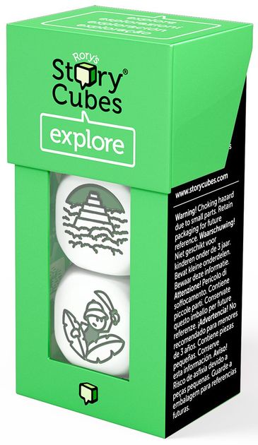 Rory's Story Cubes Explore by The Creativity Hub Ages 6+ 1 or more Players 