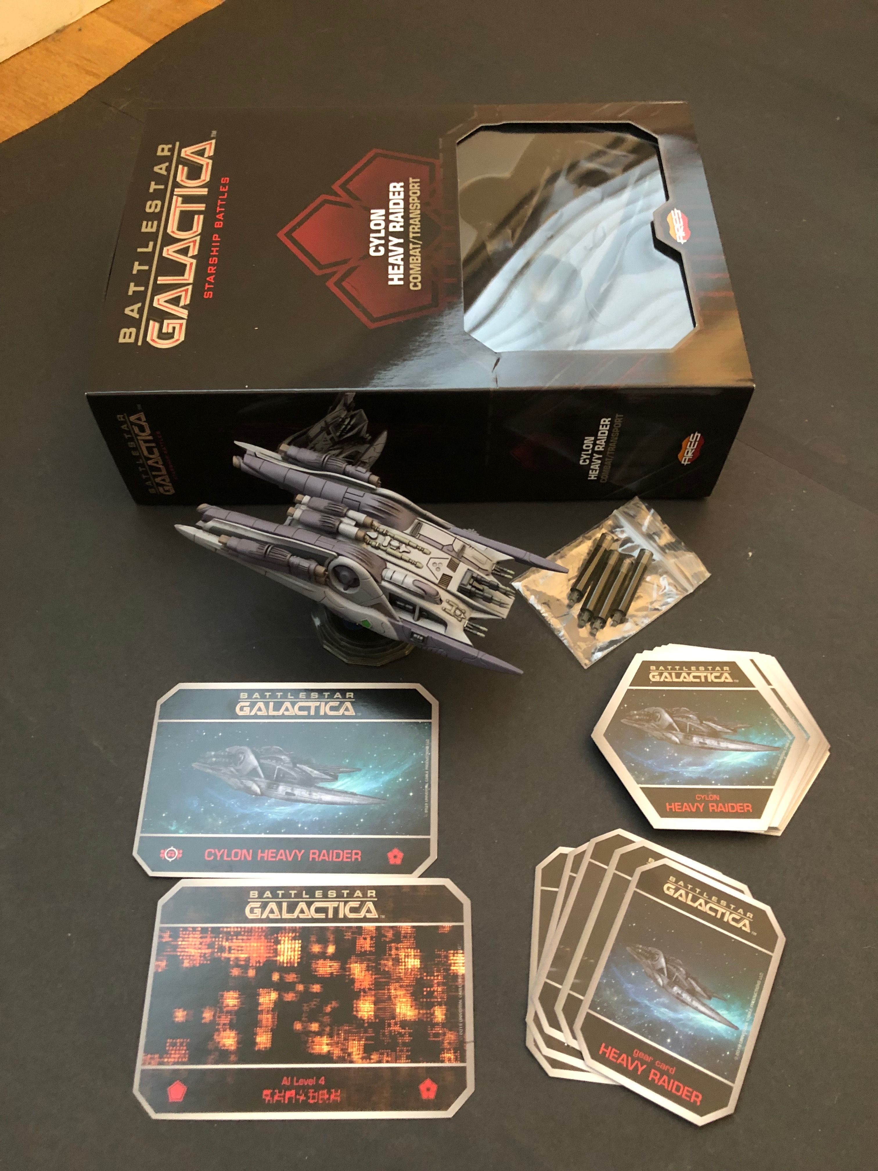 Cylon Heavy Raider Combat Battlestar Galactica Starship Battles 