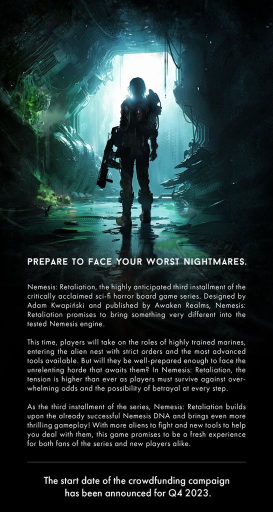 Nemesis: Retaliation Gamefound Campaign Coming 2023 Q4 | BoardGameGeek