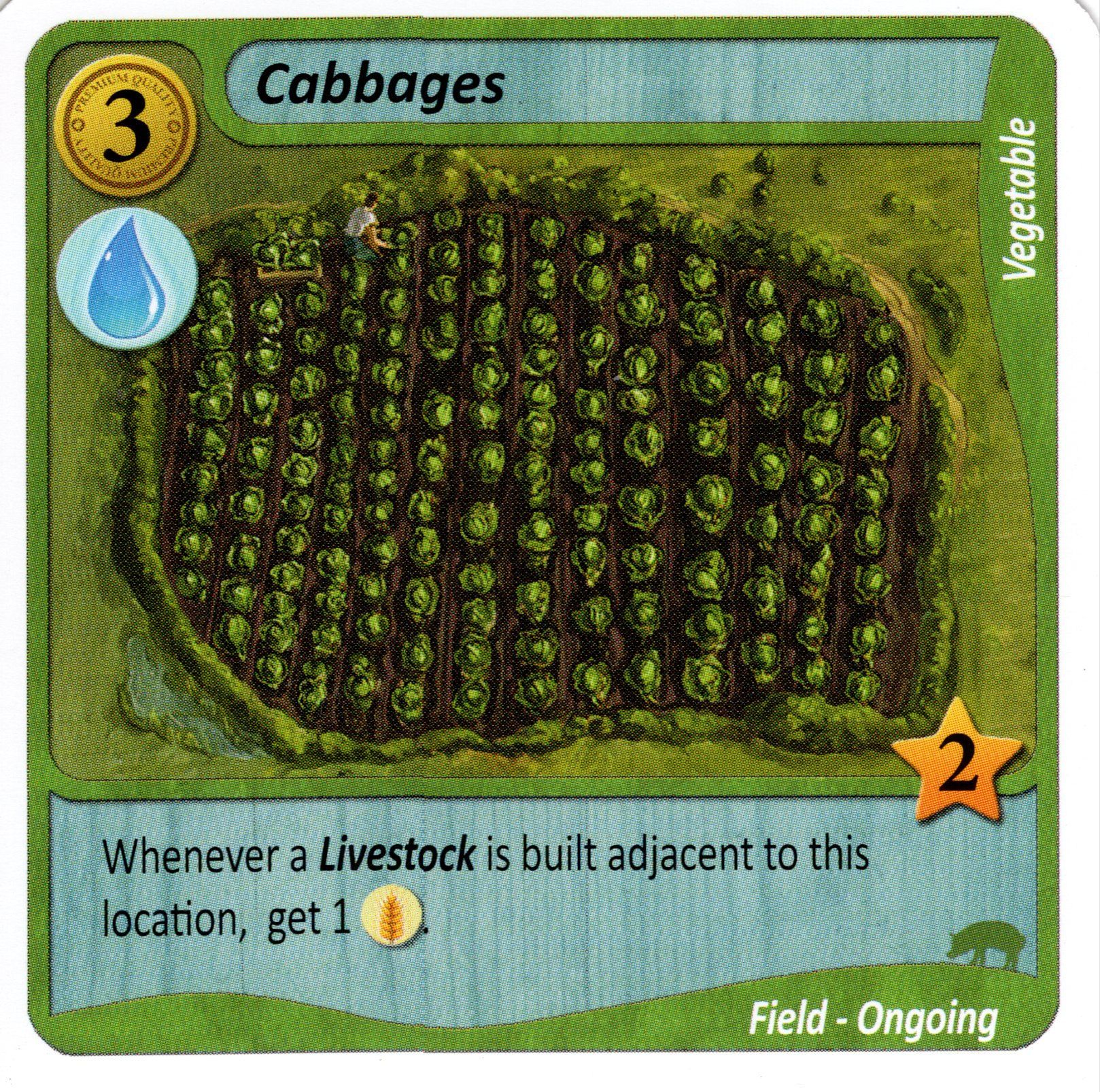 Fields of Green: Cabbages box art
