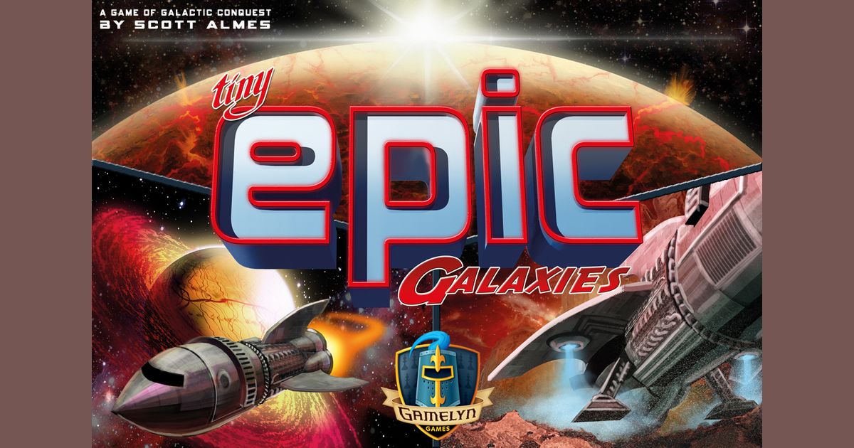 Ultra Tiny Epic Galaxies Micro Card Game Gamelyn Games UTEG01 Mini Solo Family 