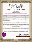 RPG Item: Forgotten Encounters: Underground
