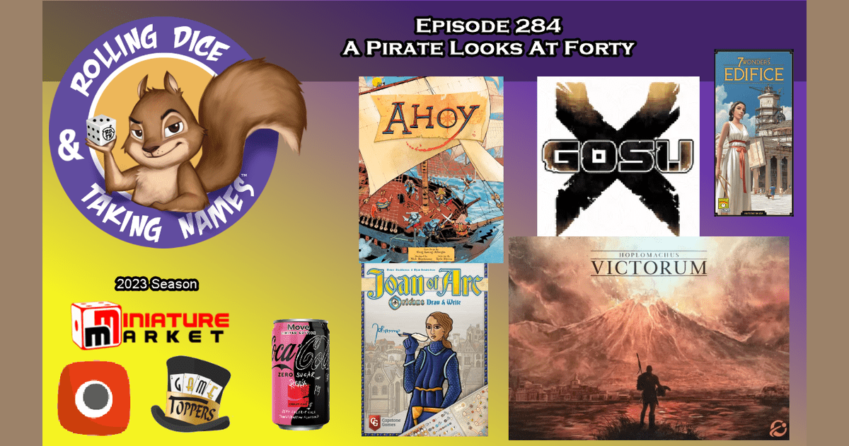 RDTN Episode 284 Hoplomachus Victorum, Joan of Arc Draw & Write