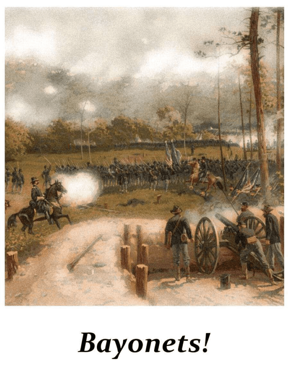 Cover art for Bayonets!