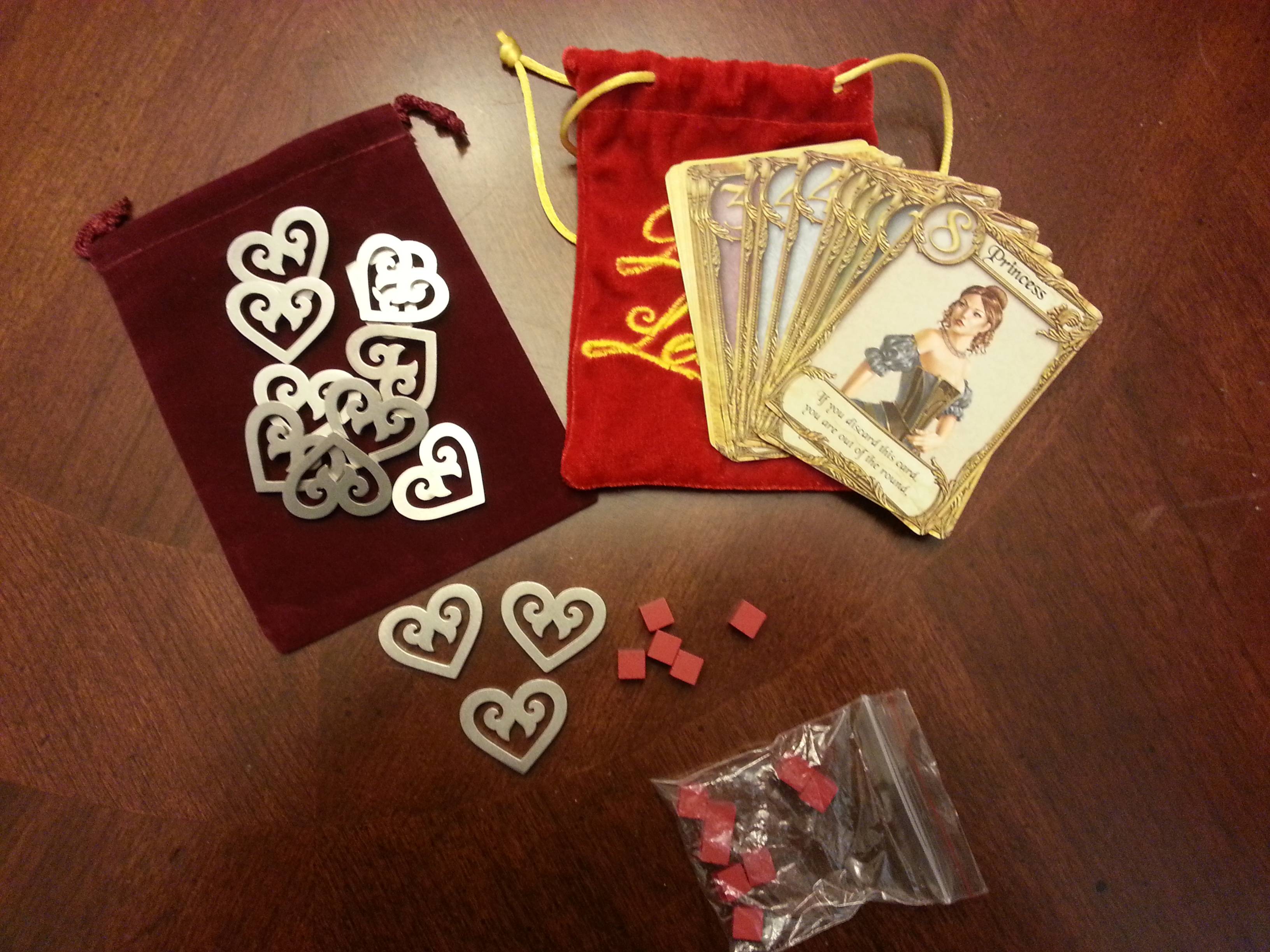 Love Letter custom replacement tokens | BoardGameGeek