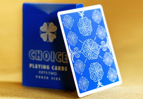 choice clover back playing cards