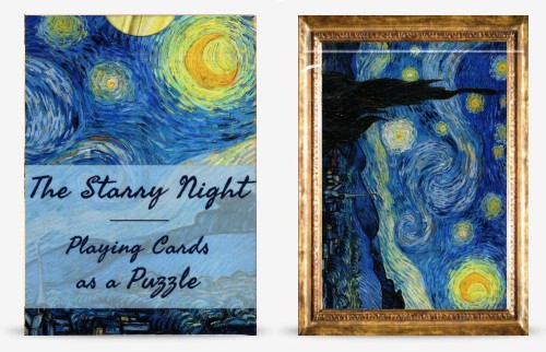 Van Gogh Starry Night Puzzle Playing Cards