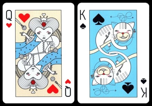 愛麗絲漫遊仙境 playing cards