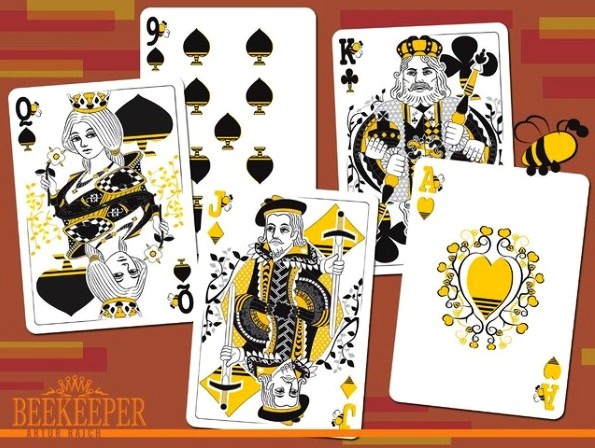 beekeeper playing cards