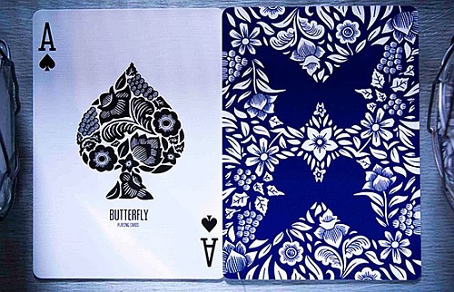 Butterfly playing cards