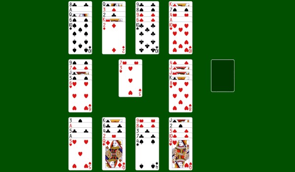 Spider Solitaire 2 Suits - Play UNBLOCKED Spider Solitaire 2 Suits