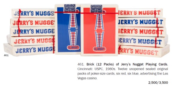 Jerry' Nugget Playing Cards