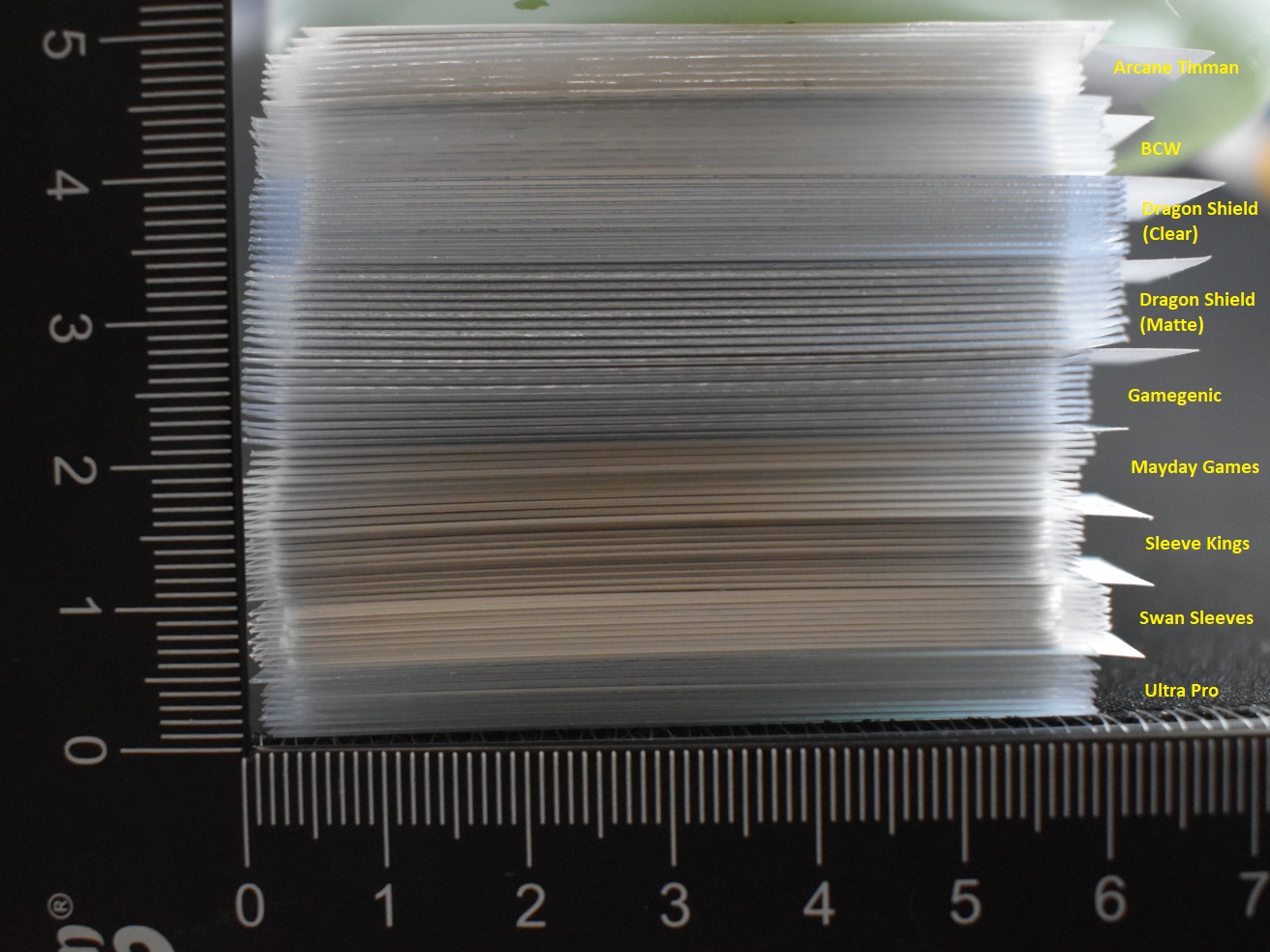 Comparing Nine Sleeves Wingspan