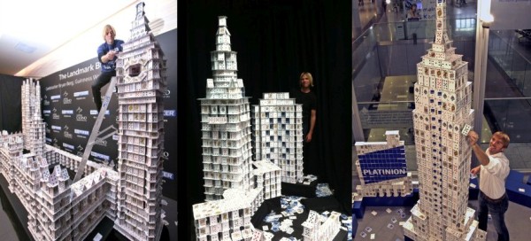 World Record Card Houses Literally Taking Your Playing Cards To The 