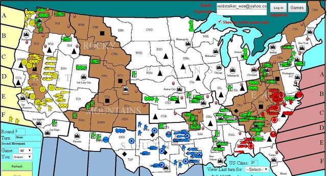 Playing Fortress America, Fall 2017 Pbem Games 