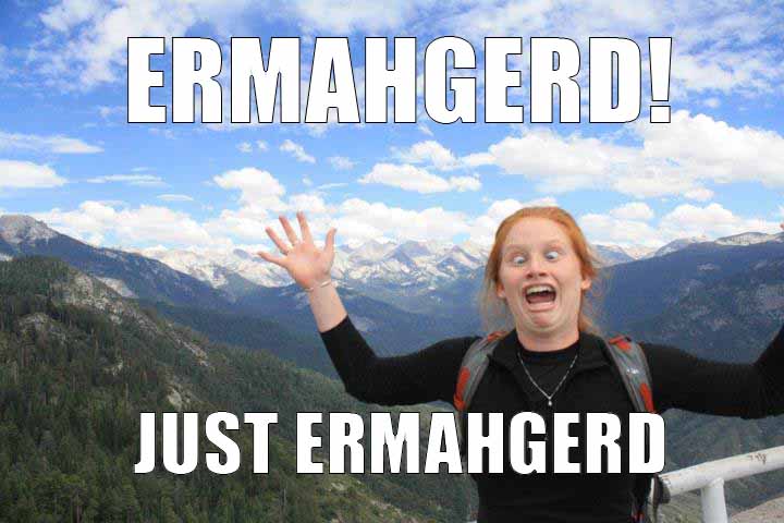 Ermahgerd. Кто является лицом мема "Ermahgerd"?.