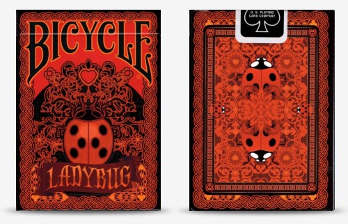 bicycle ladybug playing cards