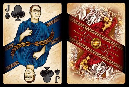 rome playing cards