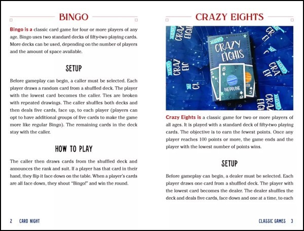 Card Night Book