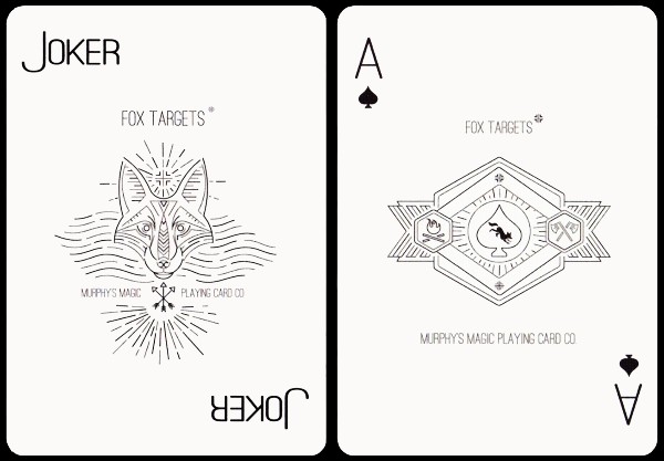 Fox Targets Playing Cards