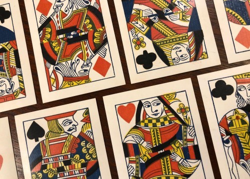 vintage playing cards