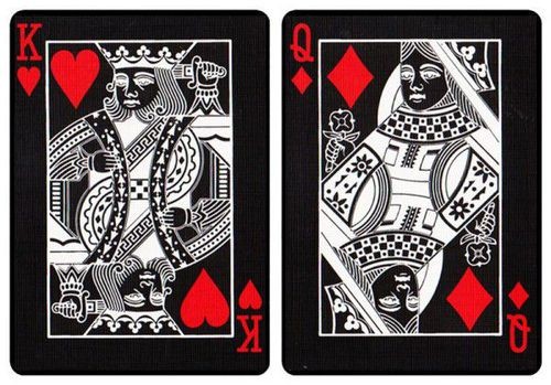 black tiger playing cards