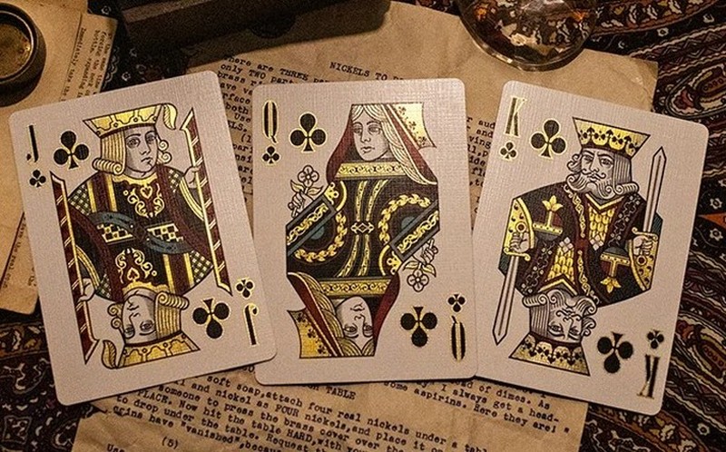 rare babe ruth cards Holographic Legal Tender Playing Cards by Kings Wild Project – Black Dahlia main image 0
